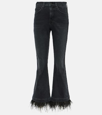 Jeans flared Carson a vita alta | Veronica Beard