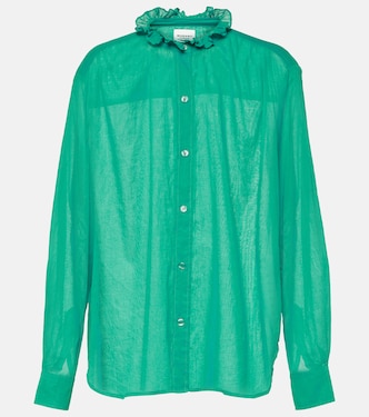 Ruffle-trimmed cotton shirt | Marant Etoile