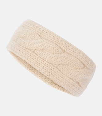 Fascia per capelli in cashmere a trecce | Loro Piana