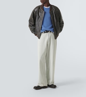 Veste bomber en cuir | Acne Studios