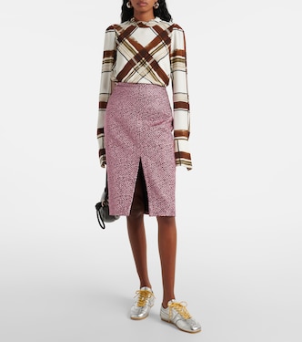 Sneakers in pelle metallizzata | Dries Van Noten