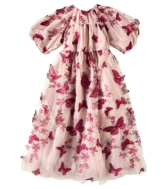 Abito Butterfly in tulle con ricamo | Petite Amalie  
