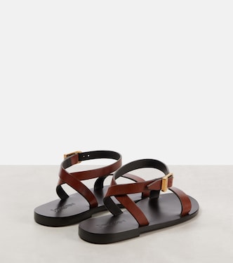 Sandales Sahara en cuir | Saint Laurent