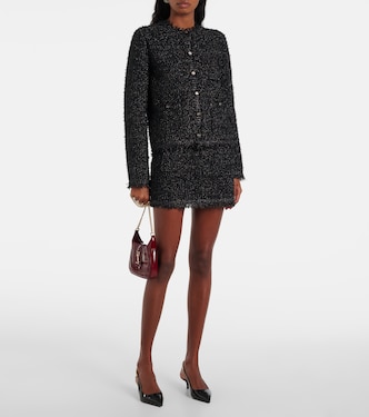 Mini-jupe en lamé | Gucci