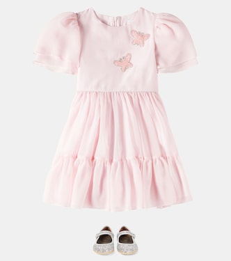 Vestido con volantes adornado | Patachou