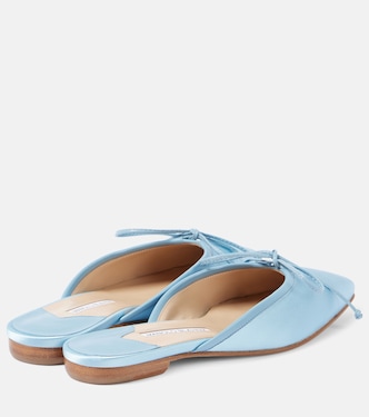 Mules Ballerimu in raso | Manolo Blahnik