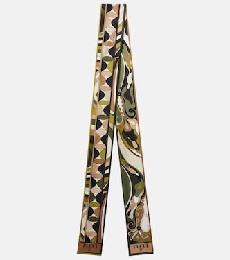 Foulard in twill di seta con stampa | Pucci