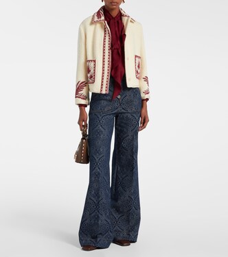 Pegaso high-rise flared jeans | Etro