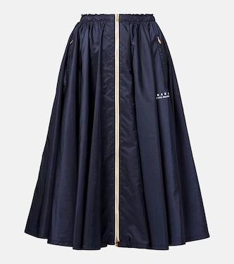 Falda midi de Re-Nylon | Prada