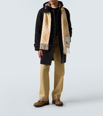 Hooded wool twill coat | Burberry