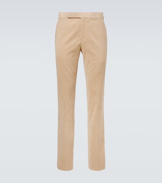 Cotton corduroy straight pants | Ralph Lauren Purple Label