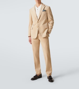 Cotton corduroy straight pants | Ralph Lauren Purple Label