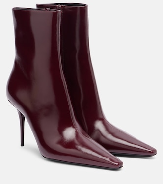 Ashley 90 leather ankle boots | Saint Laurent