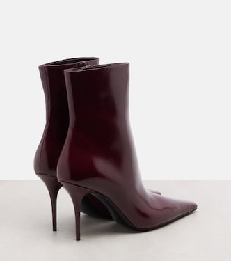 Ashley 90 leather ankle boots | Saint Laurent