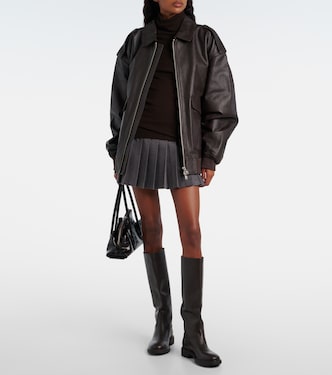 Viper leather jacket | The Frankie Shop