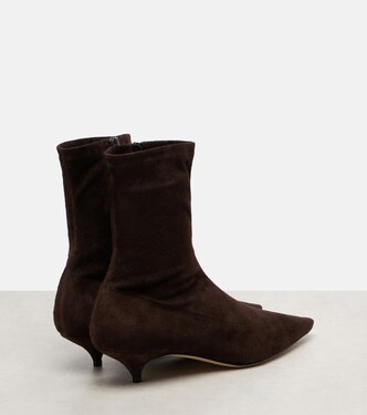 Liisa suede ankle boots | The Row