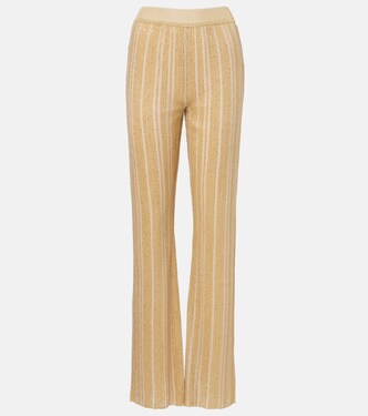 Zig Zag lamé straight pants | Missoni
