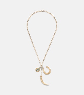 Collier Protection en or 18 ct et diamants | FoundRae