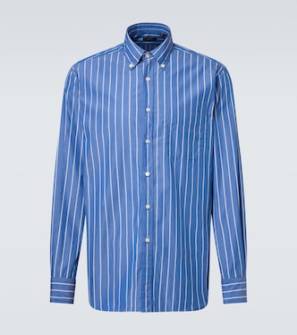 Striped cotton shirt | Slowear