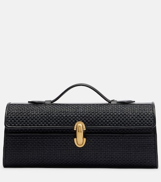 Symmetry Slim raffia top-handle bag | Savette