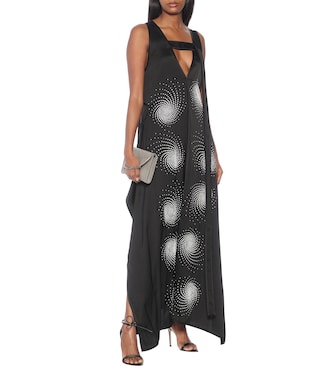 Verzierte Robe aus Satin | Stella McCartney