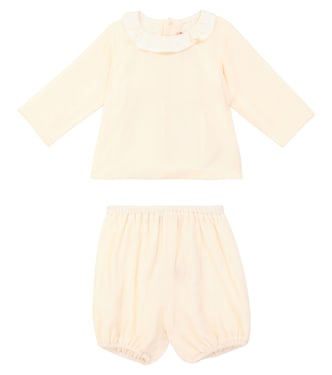 Baby - Blusa e culottes Thairys in velluto | Bonpoint