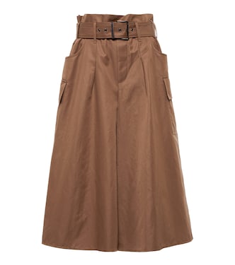 Cotton and ramie culottes | Brunello Cucinelli