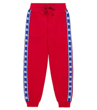 Pantaloni sportivi in jersey di cotone | Dolce&Gabbana Kids