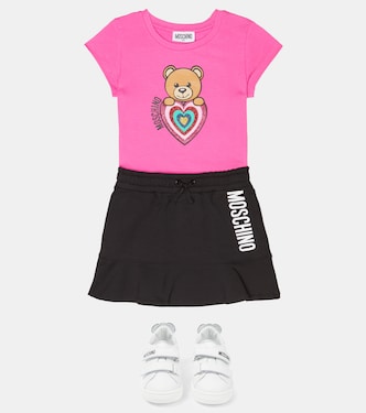 Rock aus einem Baumwollgemisch | Moschino Kids