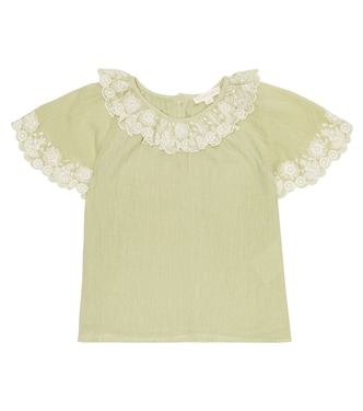 Blouse Antoinette brodée en coton | Louise Misha