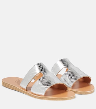 Sandali Apteros in pelle con stampa | Ancient Greek Sandals