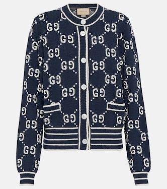 Cardigan GG aus einem Baumwollgemisch | Gucci