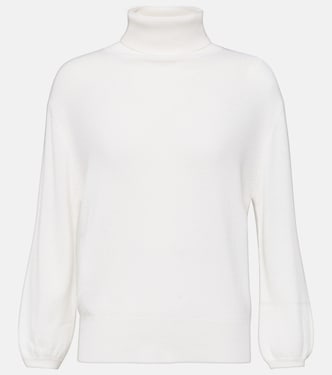 Jersey de cuello alto en lana y cachemir | Jardin des Orangers