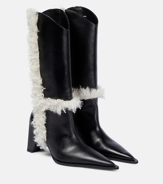 Botas altas Bridge de borrego sintético | Coperni