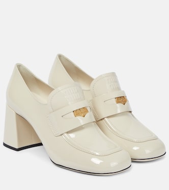 Loafer-Pumps aus Lackleder | Miu Miu