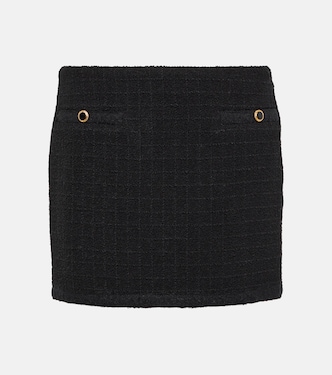 Minifalda de tweed a cuadros | Alessandra Rich