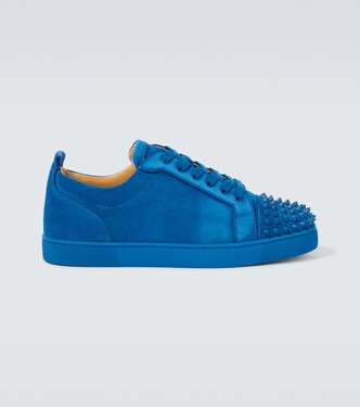 Louis Junior Spikes suede sneakers  | Christian Louboutin