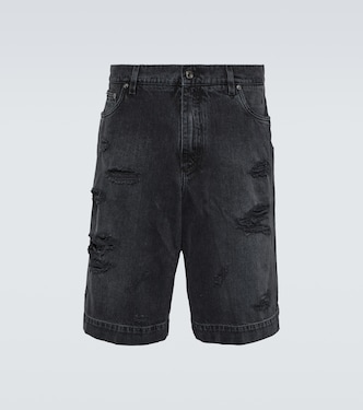 Shorts de denim efecto desgastado | Dolce&Gabbana