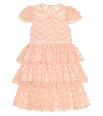 Kleid mit Pailletten | Self-Portrait Kids