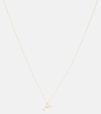 Collier Martini en or 9 ct et diamants | Aliita