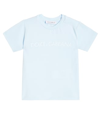 Baby - T-shirt in jersey di misto cotone | Dolce&Gabbana Kids