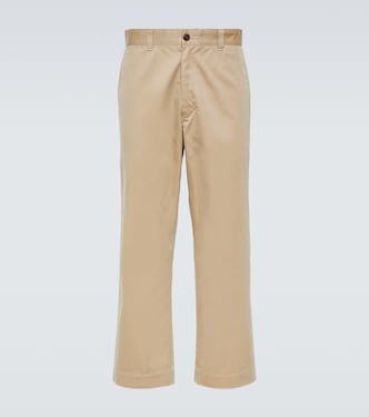 x Brooks Brothers pantalones chinos de gabardina | Junya Watanabe