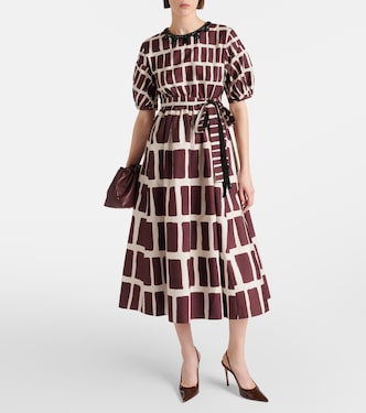 Robe midi imprimée en coton | 'S Max Mara