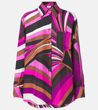 Camicia Iride in twill di seta | Pucci