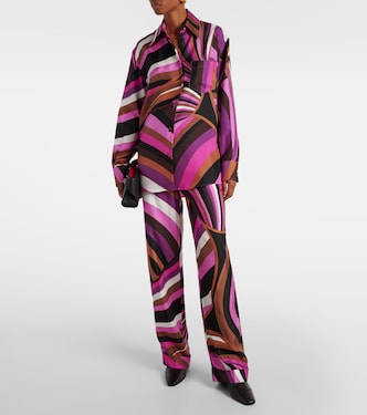 Camicia Iride in twill di seta | Pucci