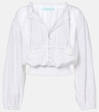 Camicia Pixi cropped in cotone | Melissa Odabash