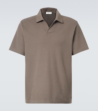 Polohemd aus Baumwoll-Jacquard | Frame