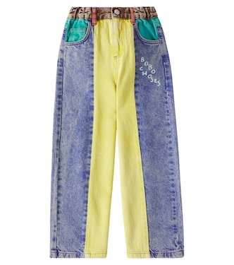 Colorblock jeans | Bobo Choses