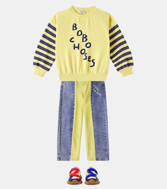Colorblock jeans | Bobo Choses