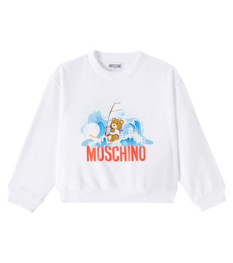Felpa Teddy Bear in jersey di cotone | Moschino Kids
